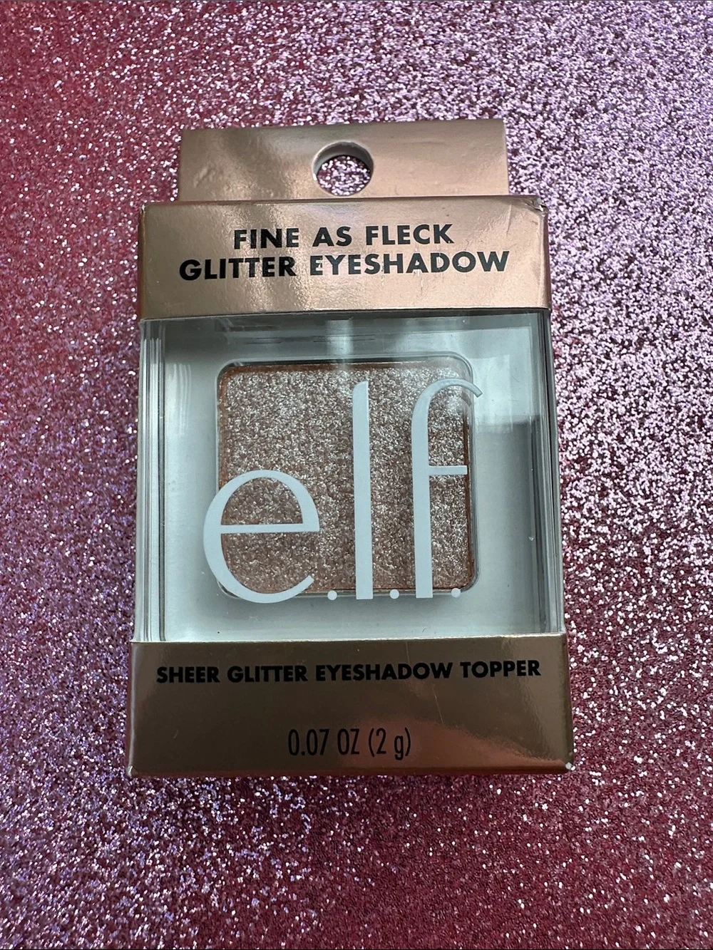 e.l.f. Fine As Fleck Sheer Glitter Eyeshadow - Rose Gold
